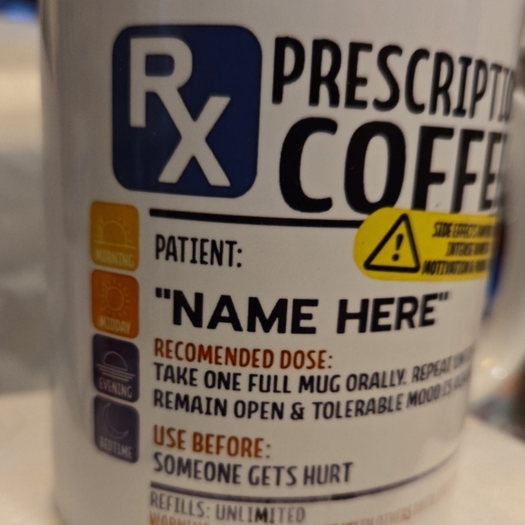 Prescription Coffee Mug - Picture 4 of 4